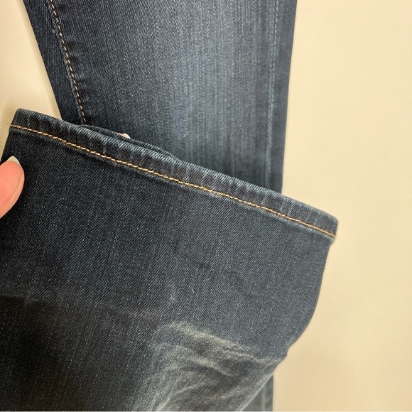 Fidelity Denim Womens Size 25 Kat Mid Rise Slim Bootcut Jean Dark Wash Mateo - Picture 6 of 13